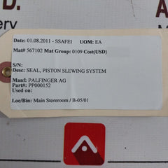 753-6915900 Piston Seal Set
