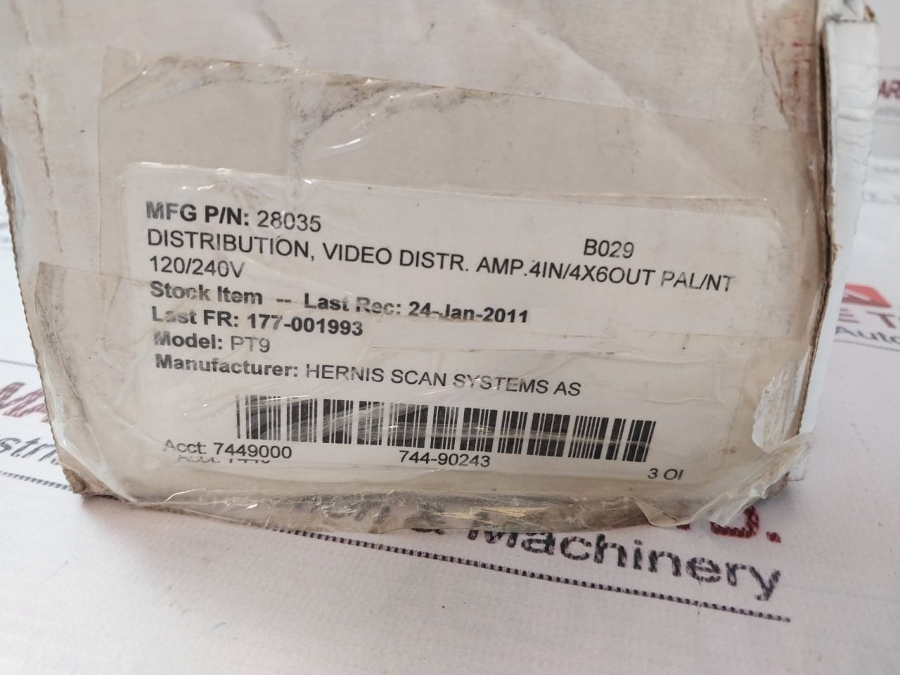 Network Conquer V0106 Video Distributor with Power Supply, E204460