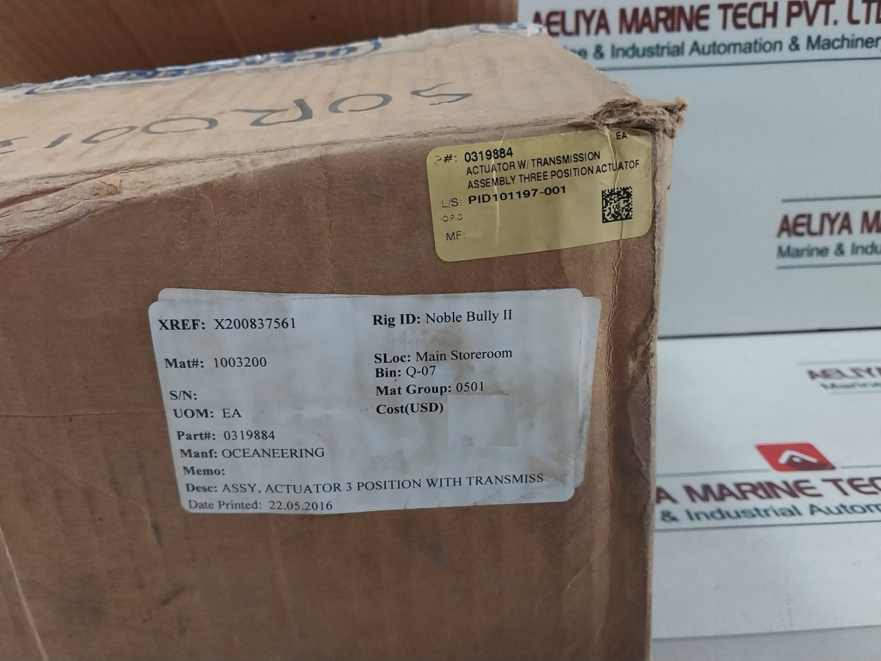 Oceaneering 0319884 Transmission Assembly Three Position Actuator