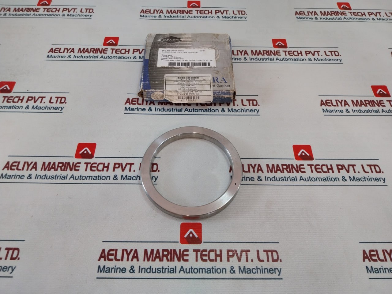 Sara-Sae BX155-316SS Gasket Vanco Ring S316-4