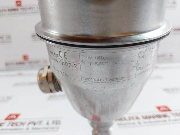 7Mf8023-1Da04-1Ab7-z Siemens Transmitter For Gauge Pressure 0.16-16Bar 4-20 Ma