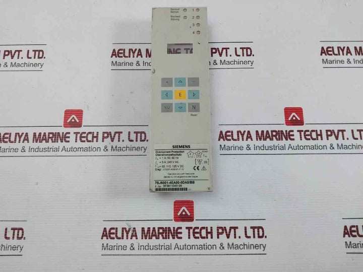 7Sj6001-4Ea00-0Da0/Bb Overcurrent Protection Relay Siemens