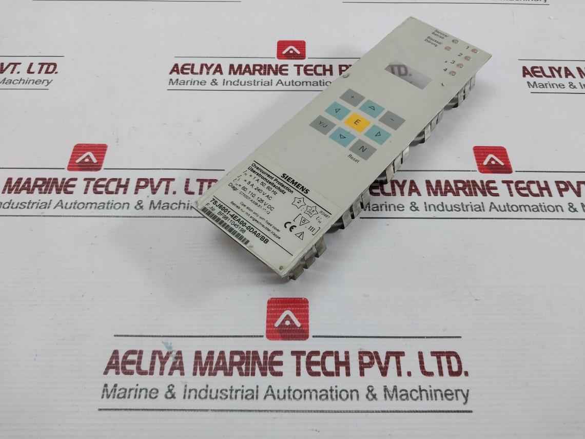 7Sj6001-4Ea00-0Da0/Bb Overcurrent Protection Relay Siemens