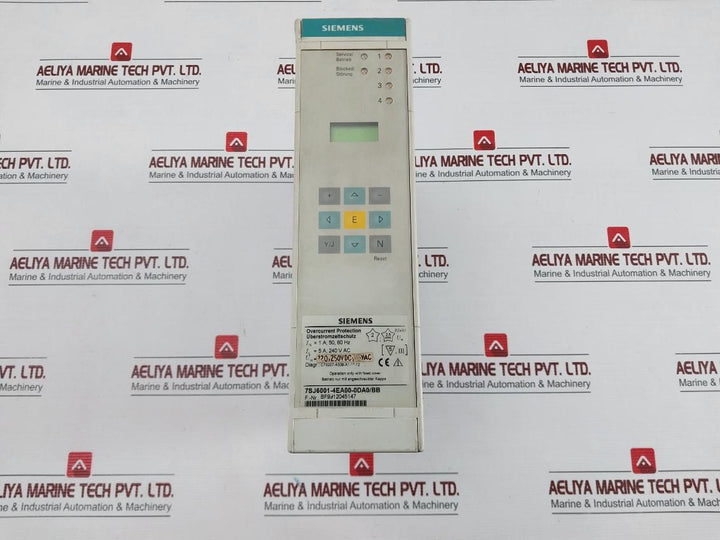 7Sj6001-4Ea00-0Da0/Bb Siemens Overcurrent Protection Relay 125V Dc