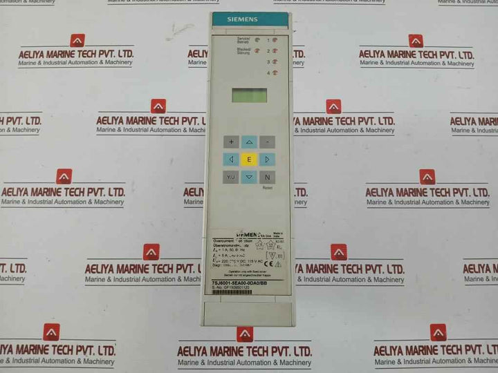 7Sj6001-5Ea00-0Da0/Bb Brand Siemens Overcurrent Protection Relay 50-60 Hz