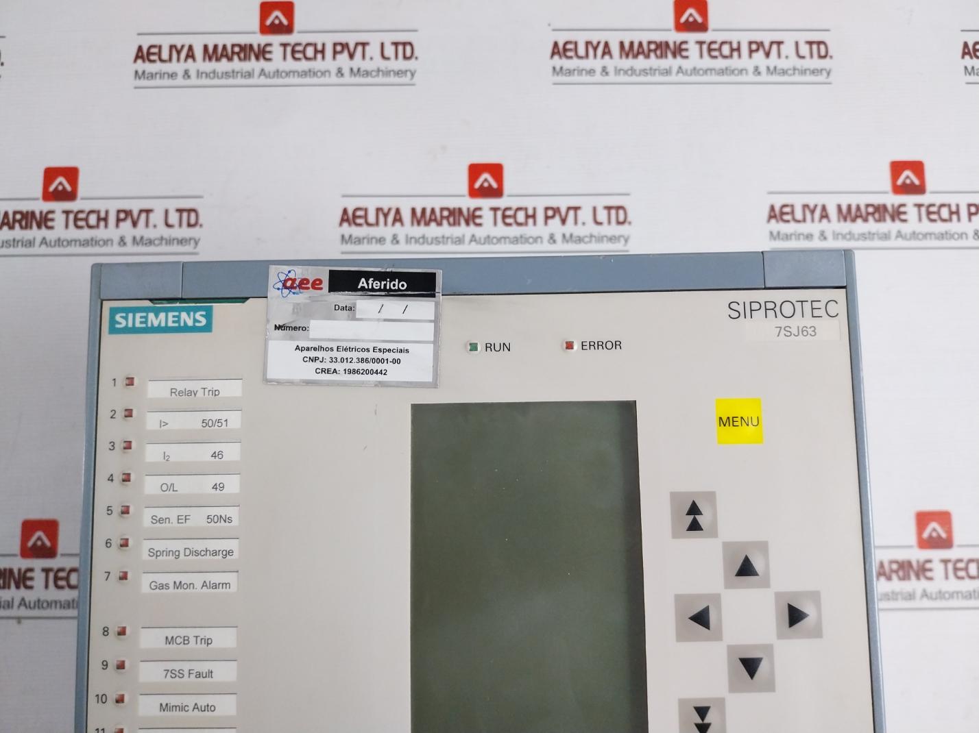 7Sj6311-5Eb92-3Fg0-l0B/Ee Brand Siemens Multifunction Protective Relay