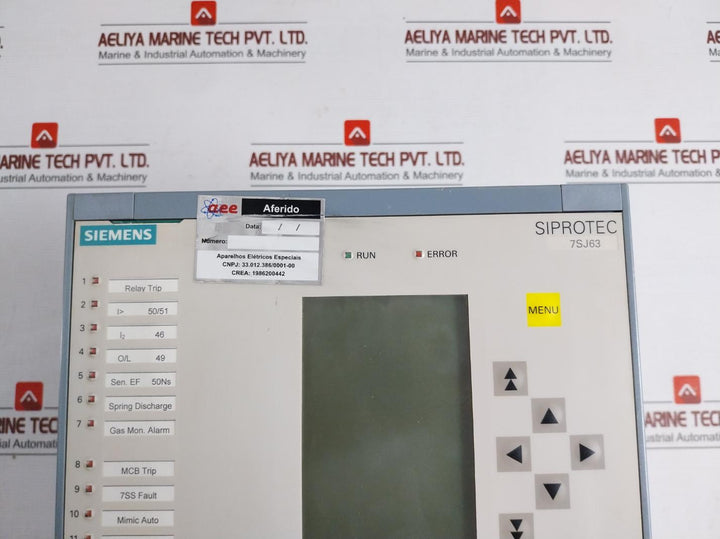 7Sj6311-5Eb92-3Fg0-l0B/Ee Brand Siemens Multifunction Protective Relay