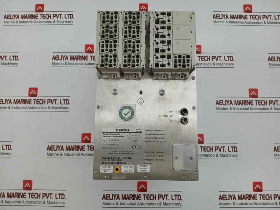 7Ss5251-5Fa01-1Aa1/Ee Busbar Protection Relay Brand Siemens 48-250Vdc