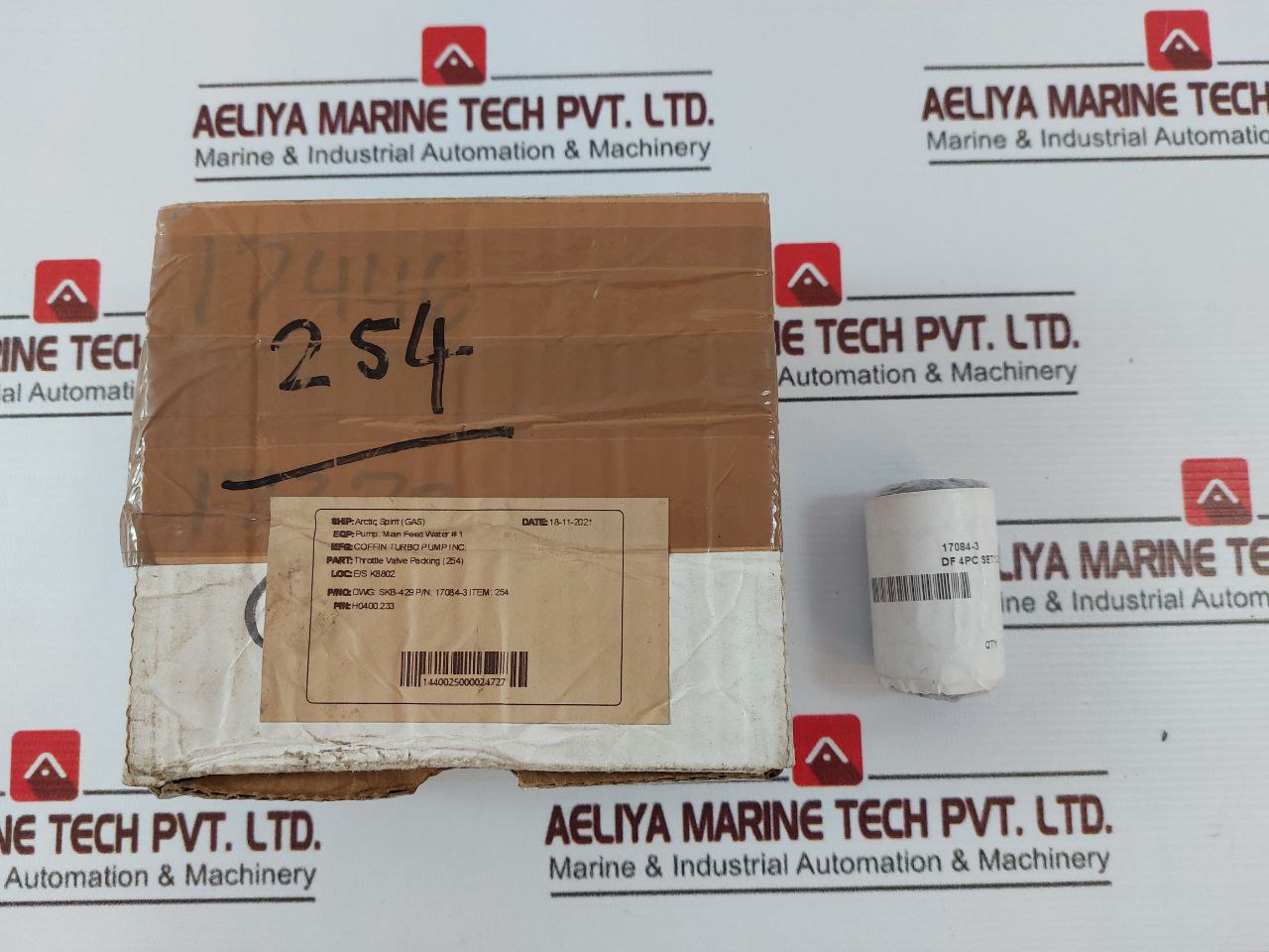 Coffin Turbo Pump 17084-3 Throttle Valve Packing For Main Feed Water Pump