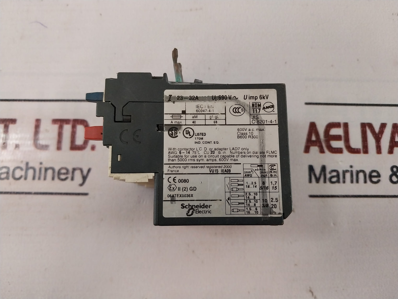 Telemecanique/Schneider Electric Lrd 32 Thermal Overload Relay 23-32A 690V