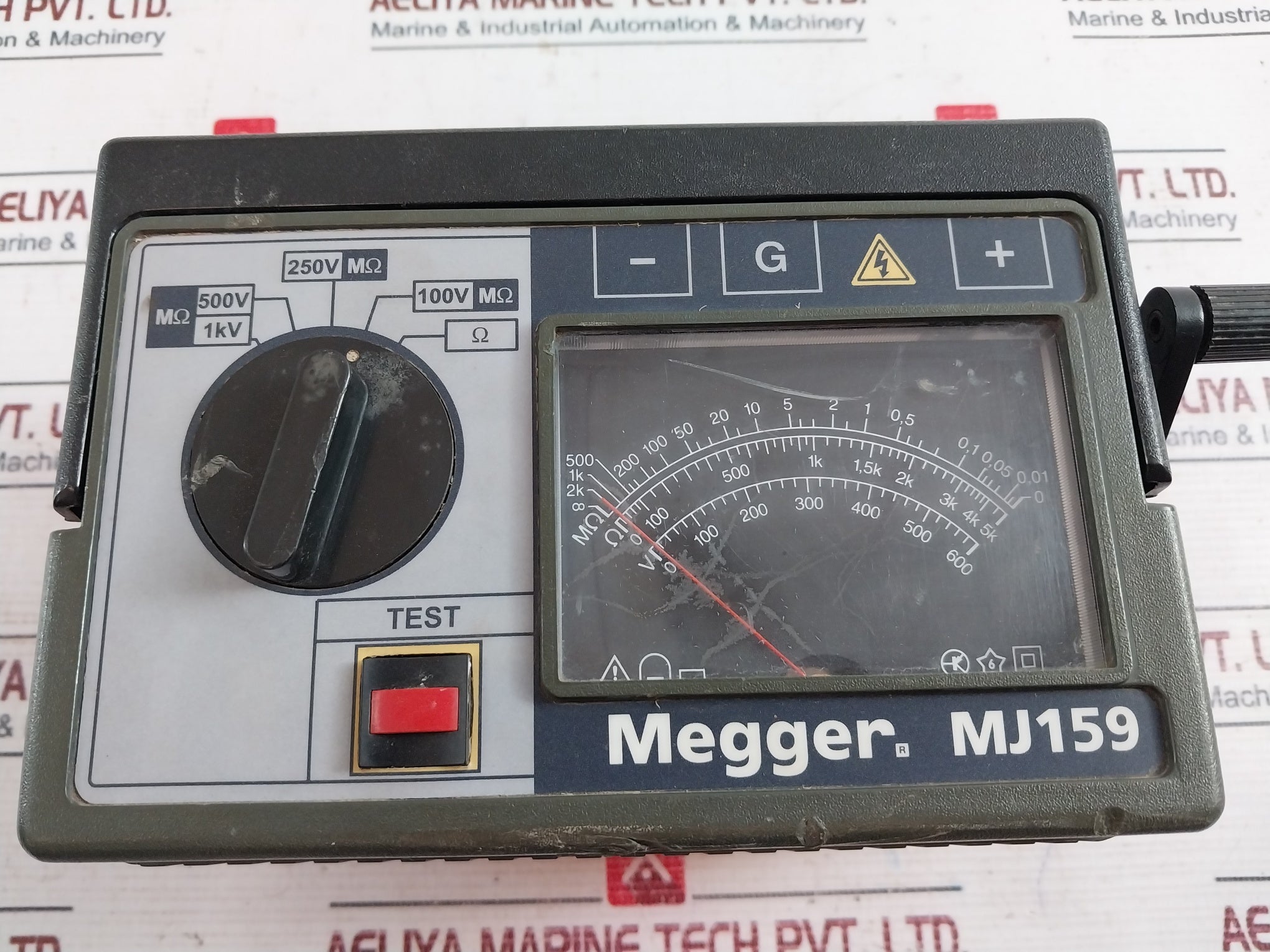 Megger Mj159 Hand-cranked Insulation Tester