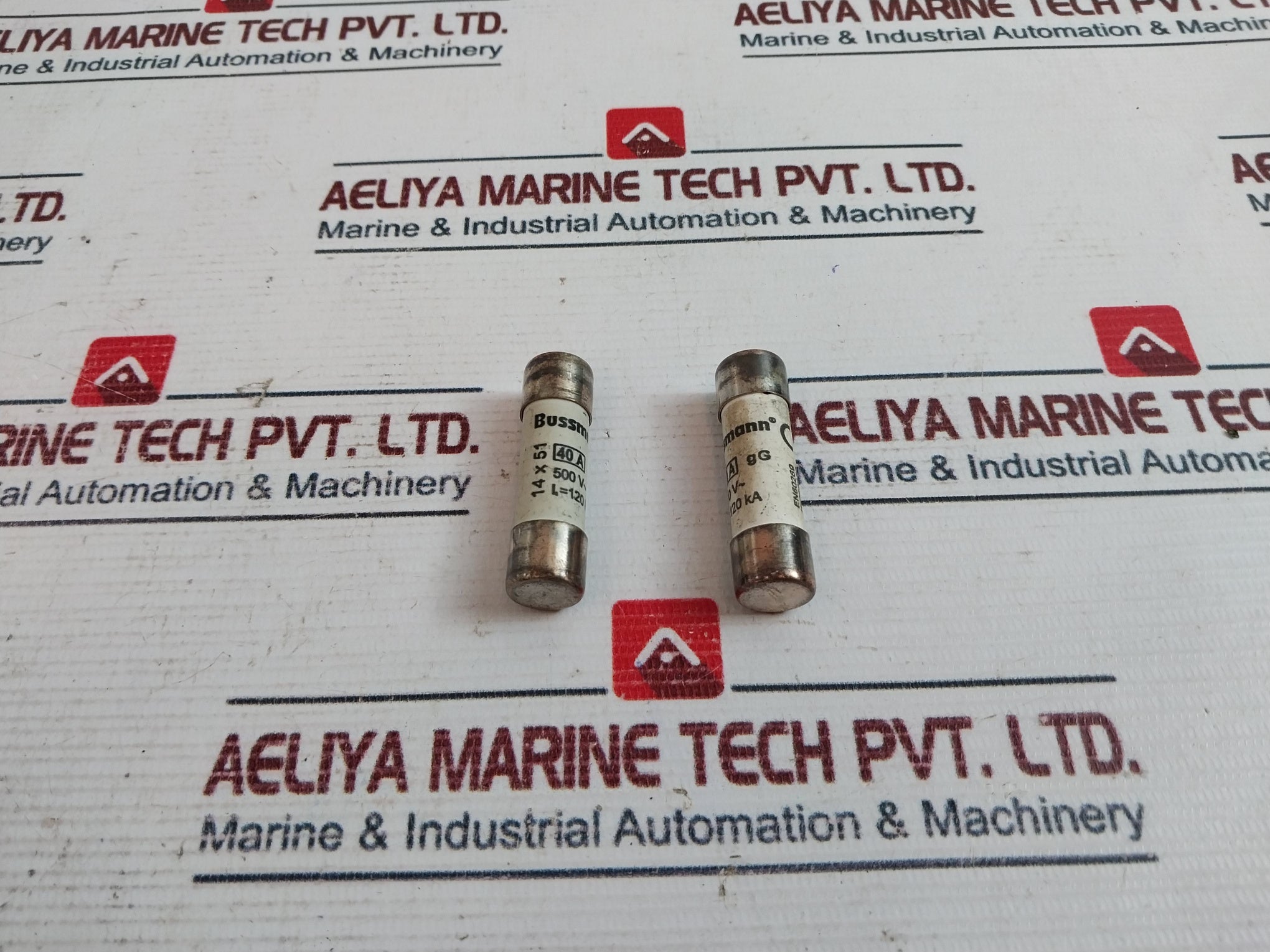 Lot Of 4X Bussmann C14G40 14X51 Cylindrical Fuse 40A 500V~