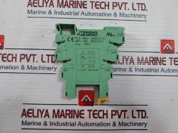 Phoenix Contact Plc-bsc-24Dc/21-21 Relay Socket 250Vac/6A