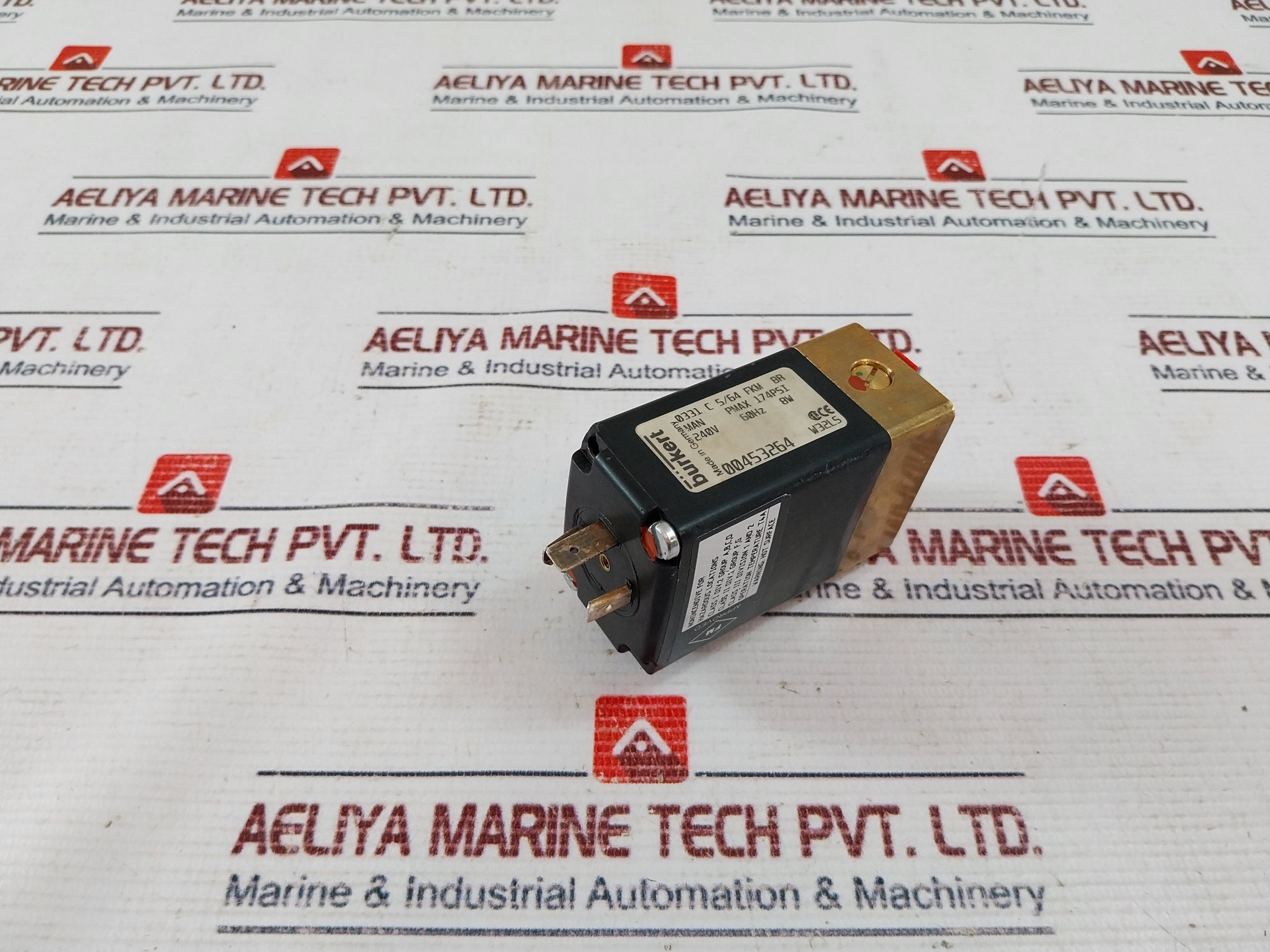 Burkert 0331 C 5/64 Fkm Br Solenoid Valve 240V 60Hz 8W