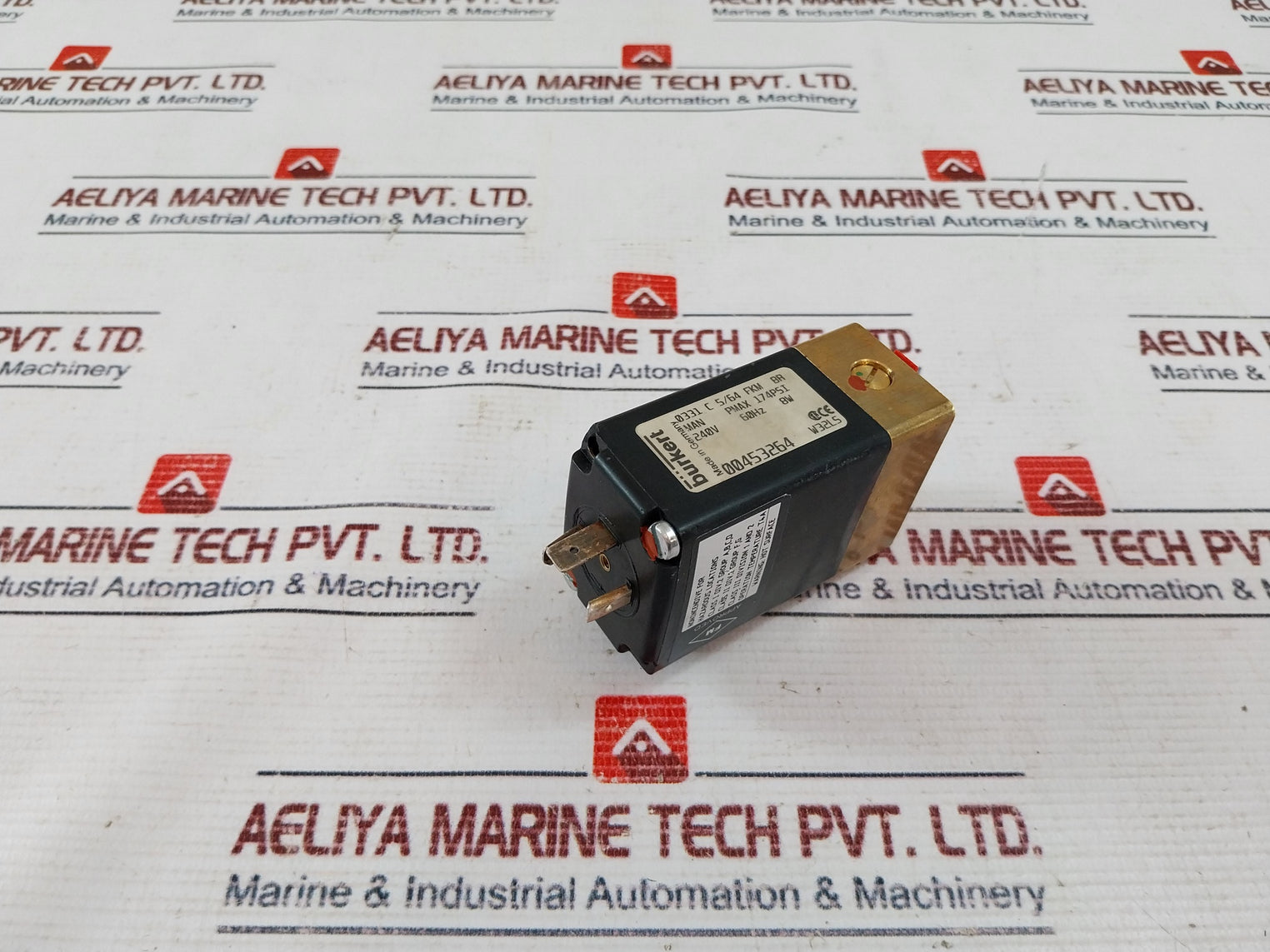 Burkert 0331 C 5/64 Fkm Br Solenoid Valve 240V 60Hz 8W