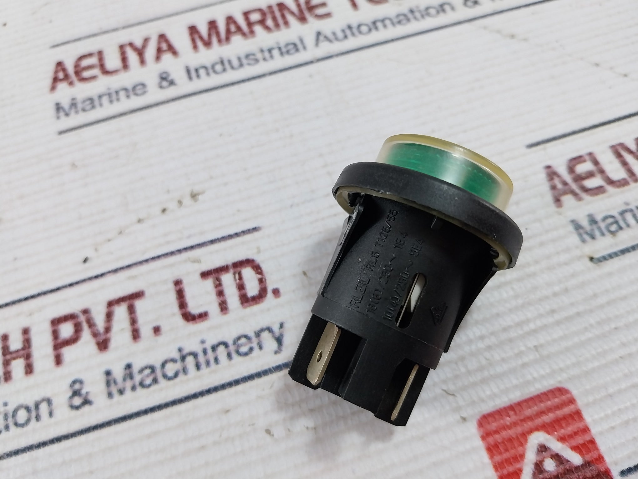Rleil Rl5 T125/55 Green Button Round Pushbutton Switch
