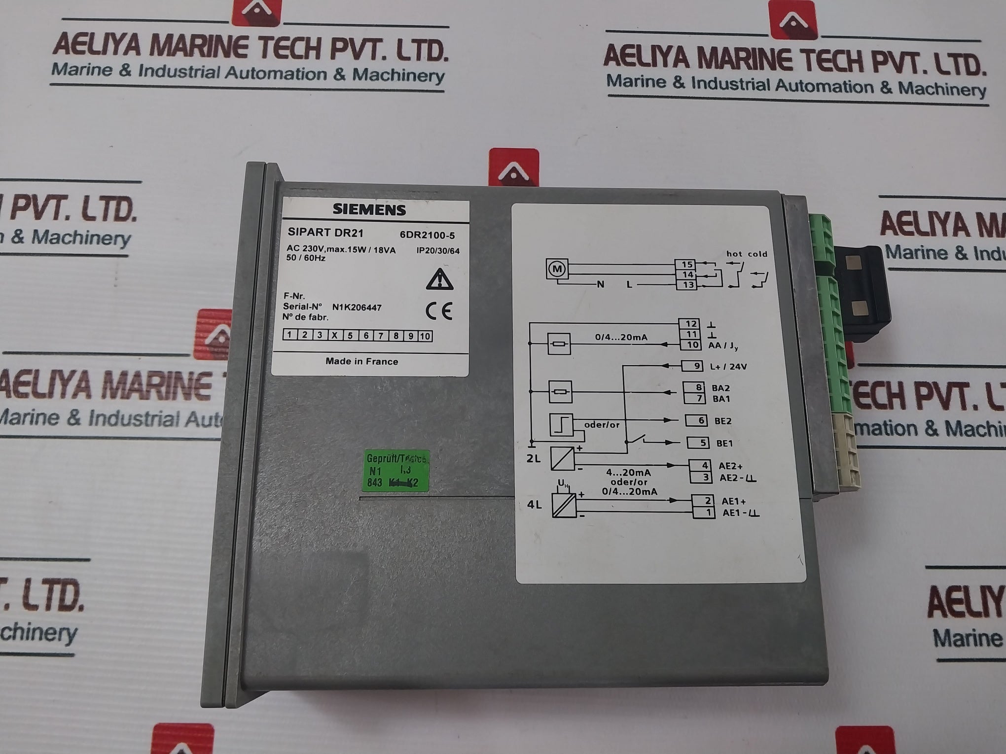 Siemens Sipart Dr21 Process Controller 6Dr2100-5 50/60Hz
