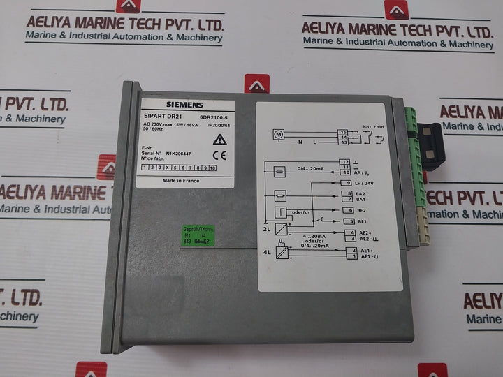 Siemens Sipart Dr21 Process Controller 6Dr2100-5 50/60Hz