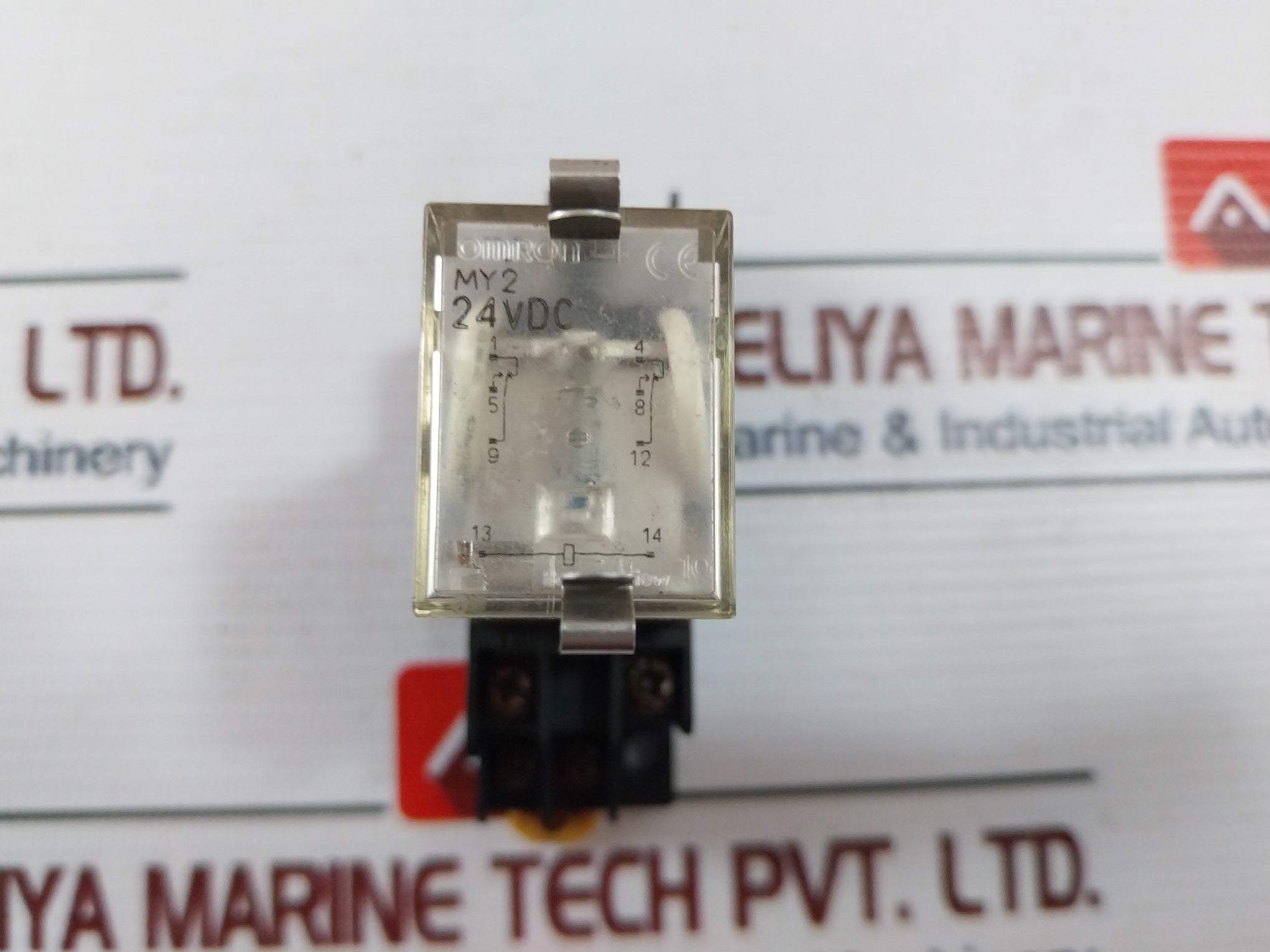 Lot Of 3X Omron My2 Relay With Base 10A 250Vac 30Vdc