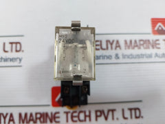 Lot Of 3X Omron My2 Relay With Base 10A 250Vac 30Vdc