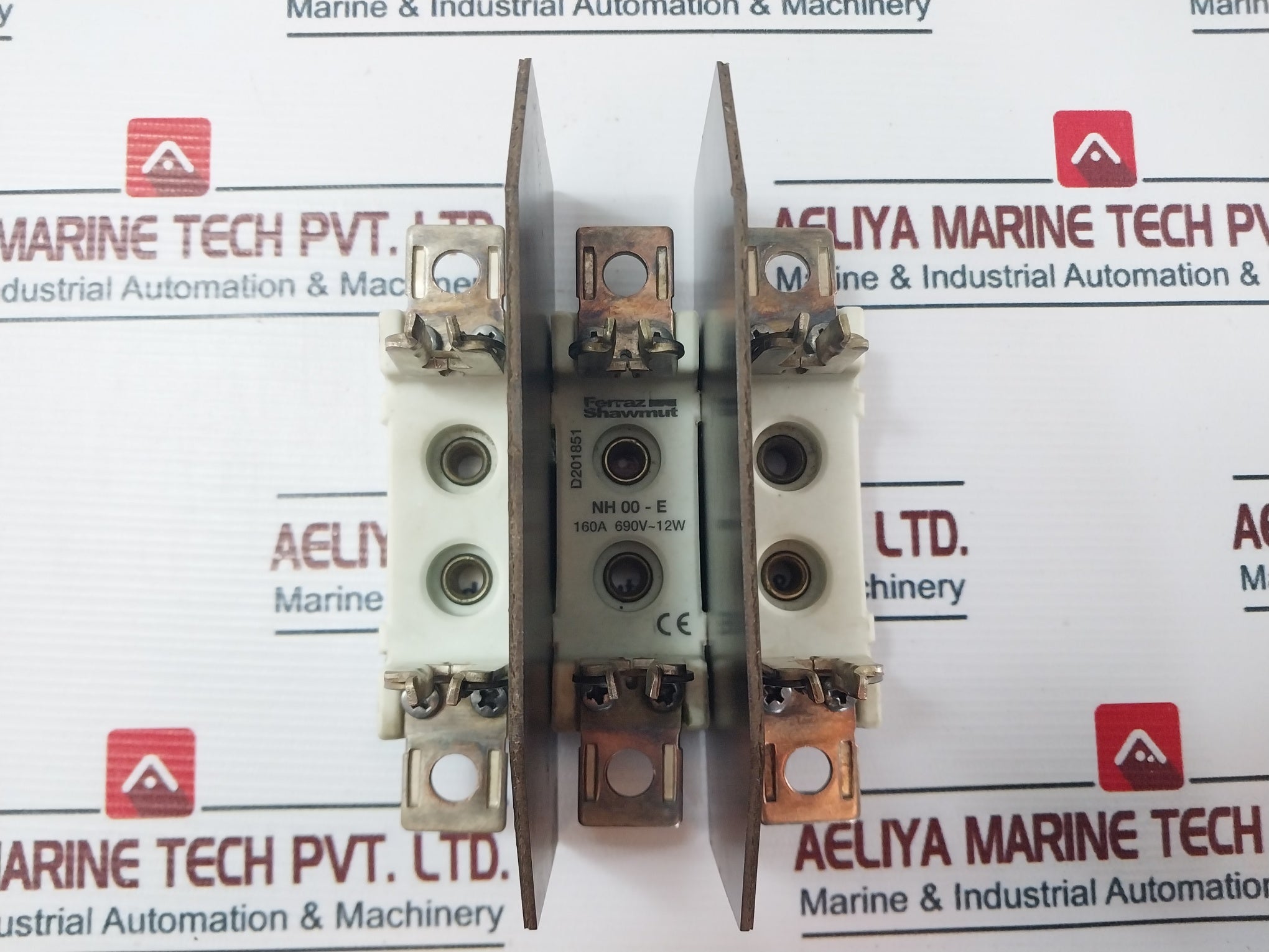 Ferraz Shawmut Nh 00-e Din Rail Mounting Nh Fuse Base 160A 690V~12W