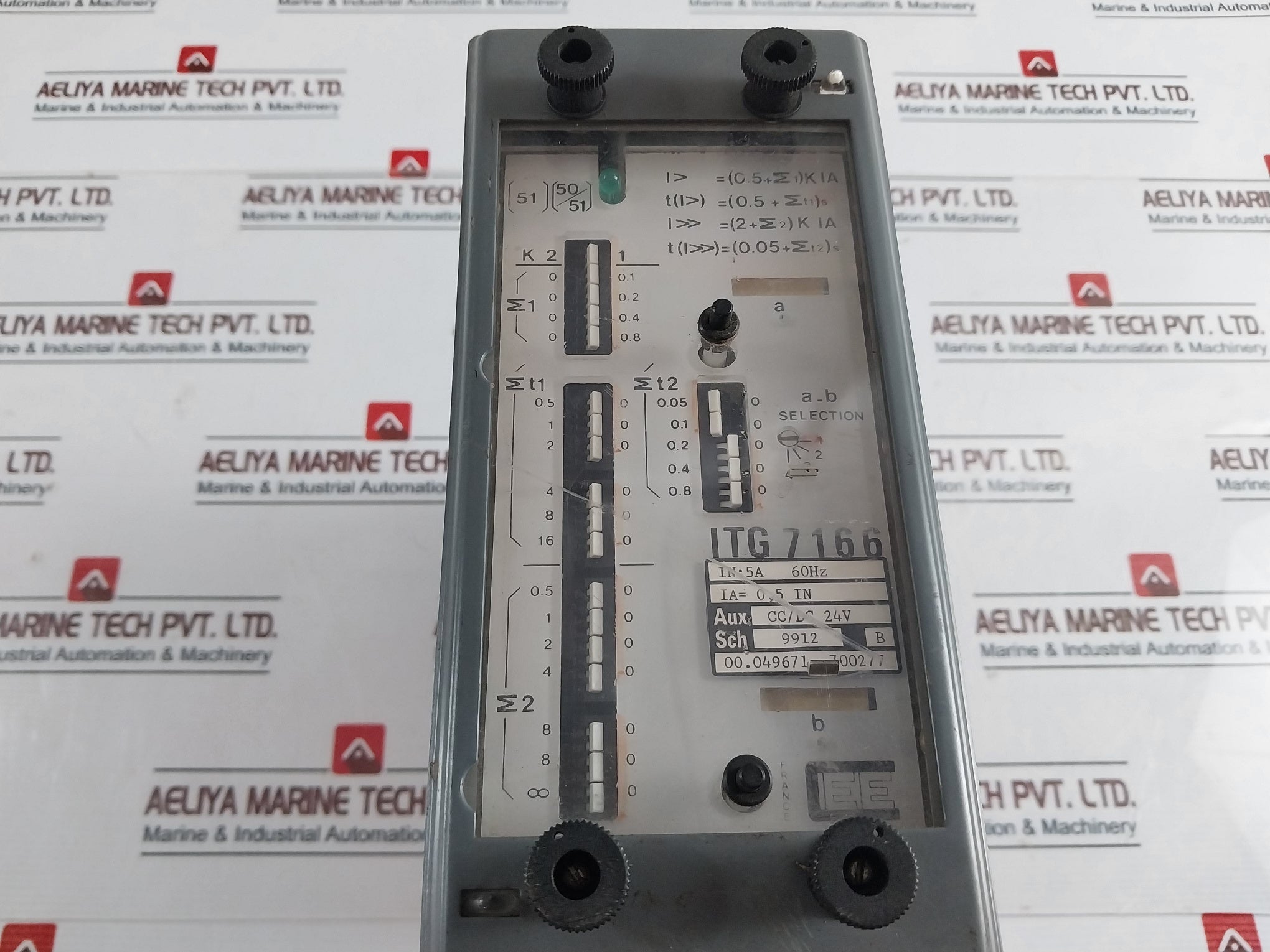 C.E.E. Itg 7166 Phase Overcurrent Relay 5A 60Hz