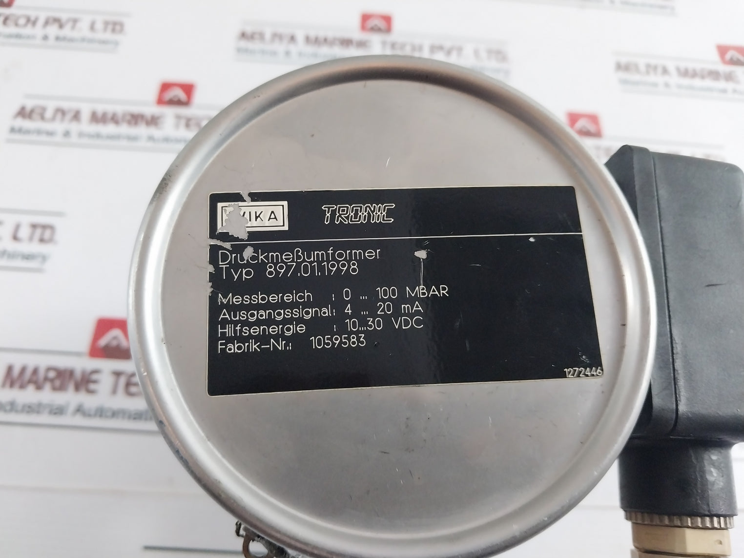 Wika 897.01.1998 Differential Pressure Transmitter 10...30 Vdc