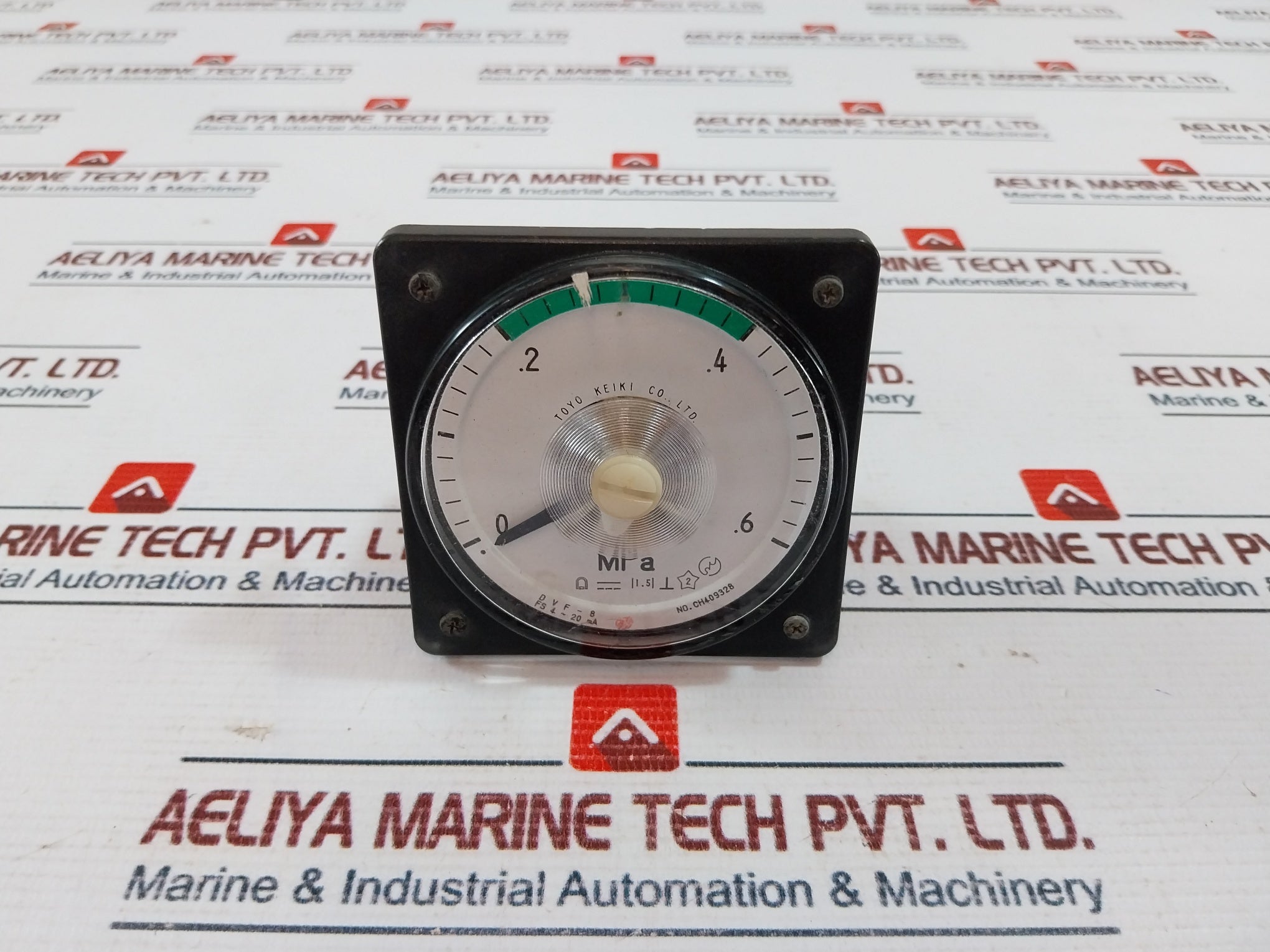 Toyo Keiki Dvf-8 Panel Meter Gauge Ch409328 0-.6 Mpa