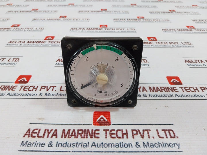 Toyo Keiki Dvf-8 Panel Meter Gauge Ch409328 0-.6 Mpa