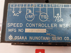 Osaka Nunotani Seiki Wspi-1A Speed Controller 090648