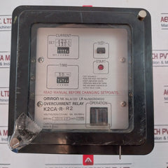 Omron K2Ca-r-r2 Overcurrent Relay 100/110/200/220Vac 5A 50/60Hz 10 Sec