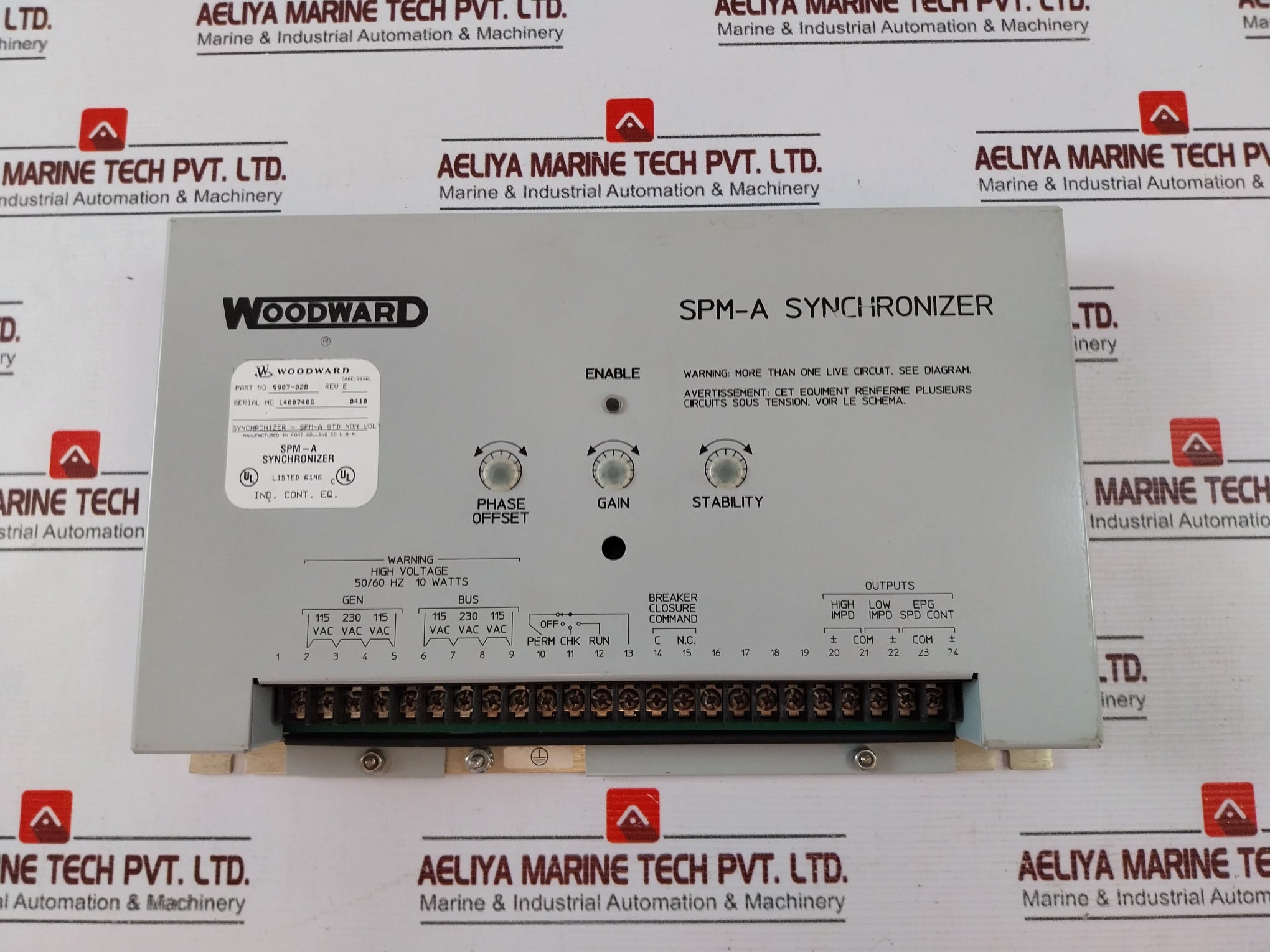 Woodward 9907-028 Spm-a Synchronizer 230Vac 50/60Hz