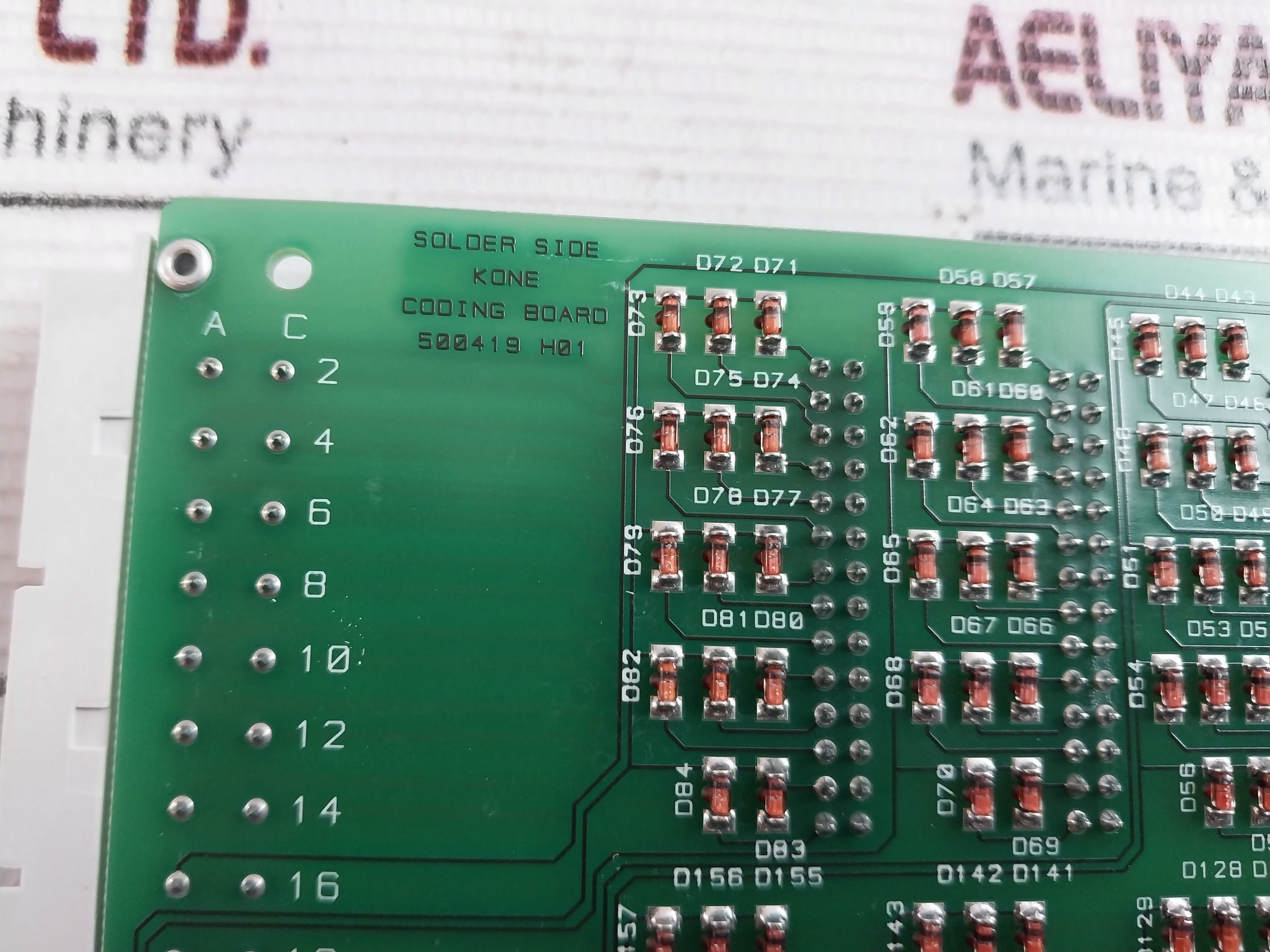 Kone 500419 H01 Coding Board