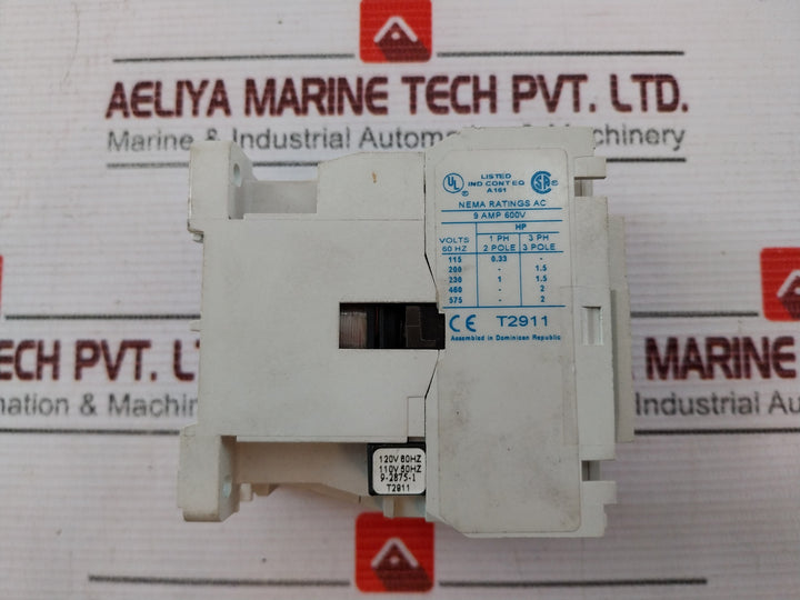Cutler Hammer An16An0 Motor Starter 600V 9A 60Hz