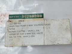 Konan Electric Mvpc1-20A Repair Kit For 4-way Solenoid Valve