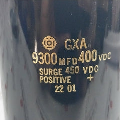 Gxa 9300Mfd Capacitor 400 Vdc