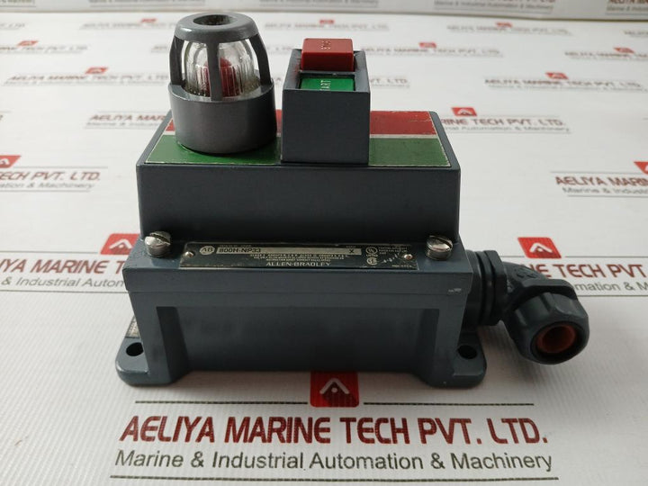800H-np33 Allen-bradley 7 & 9 Hazardous Location Push Button Station