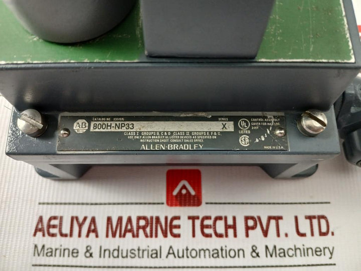 800H-np33 Allen-bradley 7 & 9 Hazardous Location Push Button Station