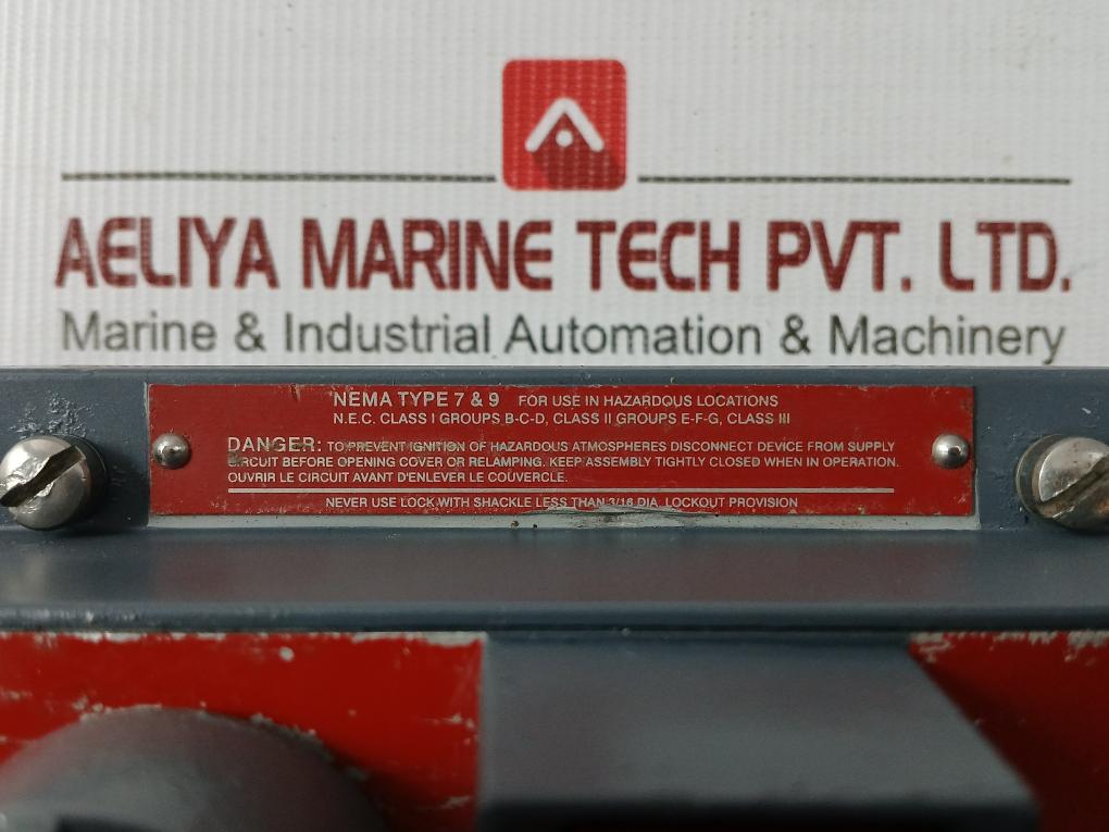 800H-np33 Allen-bradley 7 & 9 Hazardous Location Push Button Station