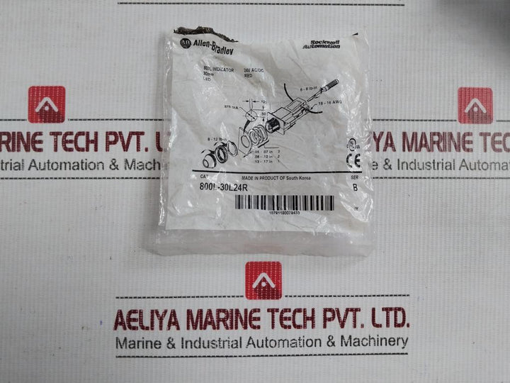 800L-30L24R Allen-bradley 24V Ac/Dc Red Pilot Light
