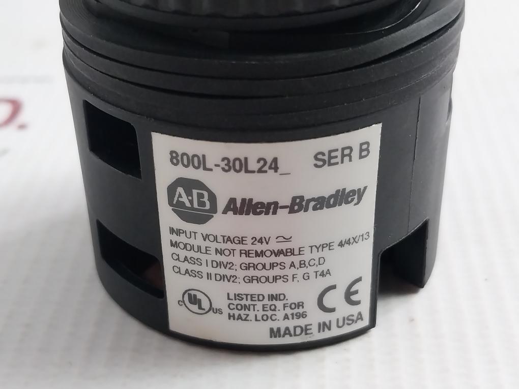 800L-30L24R Allen-bradley 24V Ac/Dc Red Pilot Light