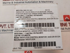 Westlock Bm2-rg N/C Visual Position Indicator