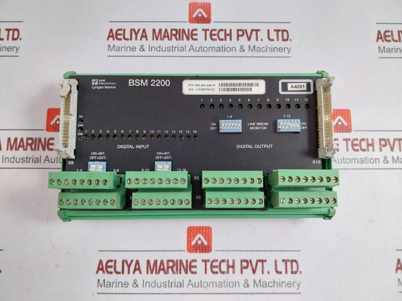 810.001.230-25 Bsm 2200 I/O Module Sam Electronics