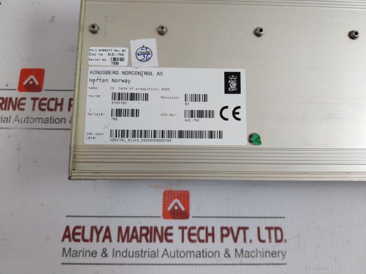 8100182 Digital Input/Output Module Rev.B2 Kongsberg