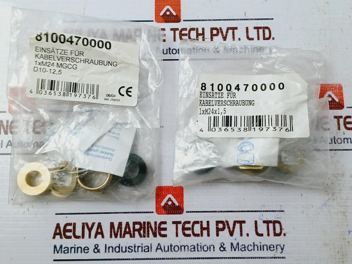 Lot of 4X 8100470000 Glamox Aqua Signal Spare Part Emergency Lamp holder B15 Kit