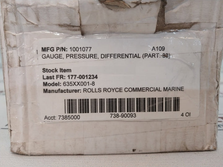 Afriso Rf100 Differential Pressure Gauge 0-160 Mws 635Xx001-8