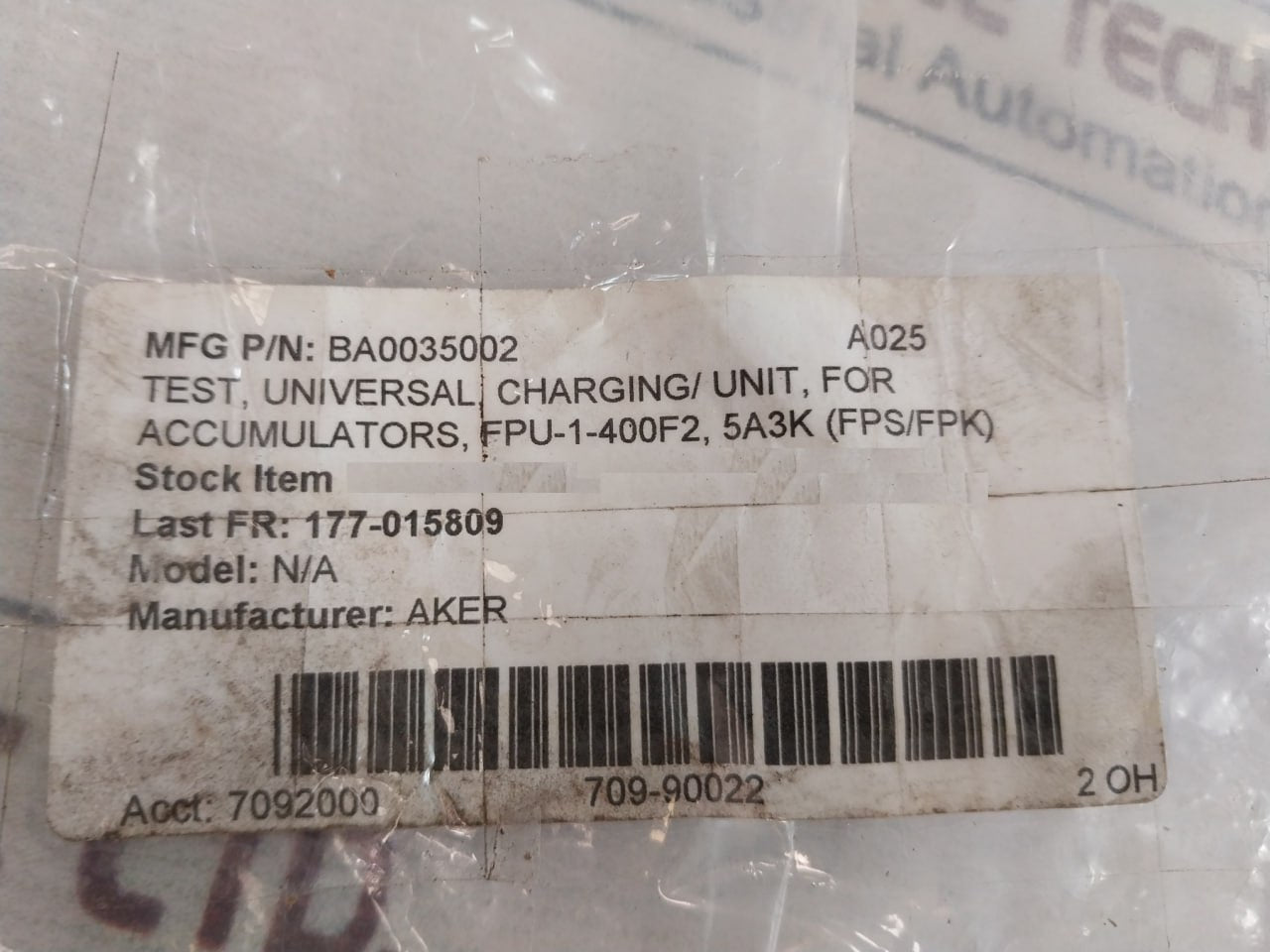 Hydac Fpu Charging And Testing Unit 5800 Psi 400 Bar Ba0035002