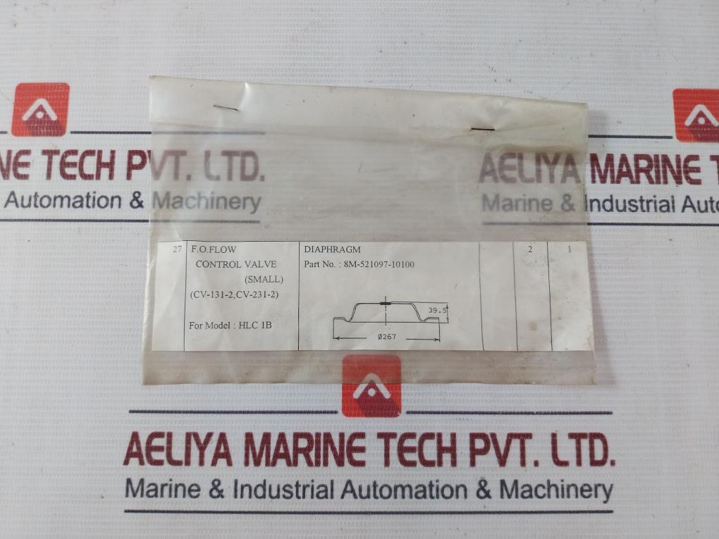 82521097-101Epdm Diaphragm Flow Control Valve 8M-521097-10100 Hlc 1B