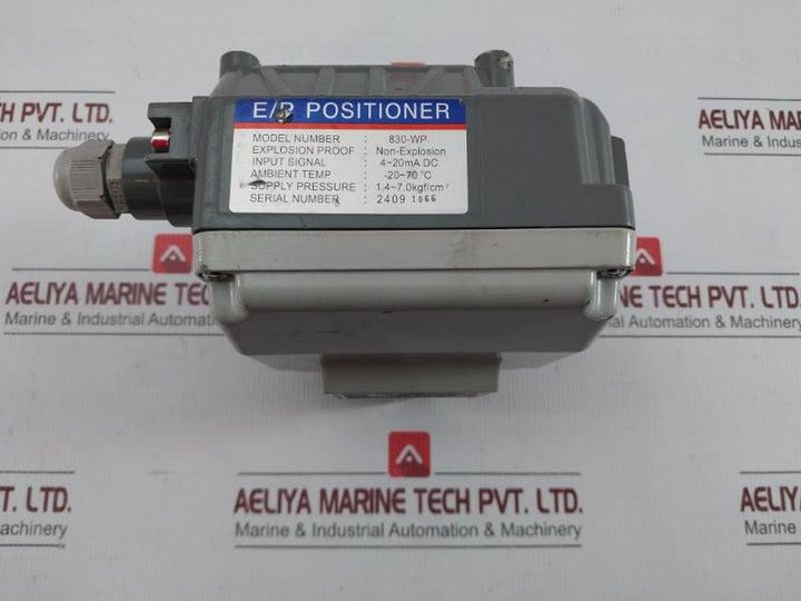 830-wp Electro Pneumatic Positioner 4-20Ma Dc Forbes Marshall