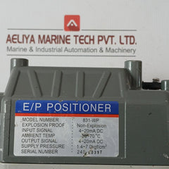 831-wp Electro-pneumatic Positioner Forbes Marshall 1.4-7.0Kgf/Cm2